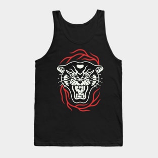 Panther on fire Tank Top